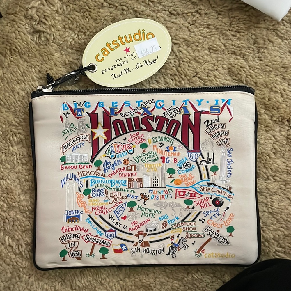 Texas zipper pouch